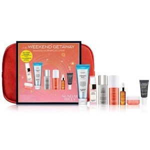 Sunday Riley Skincare Set: Weekend Getaway Routine (8 Piece Travel Size)